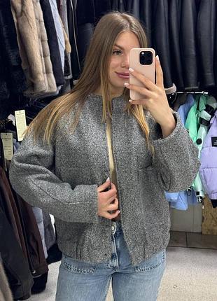 Бомбер кашемір жіночий