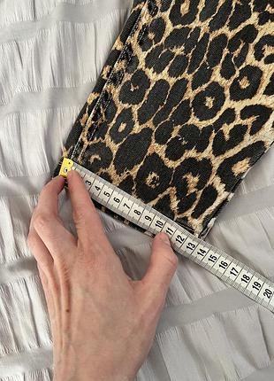 Джинси pull&bear в леопардовий принт