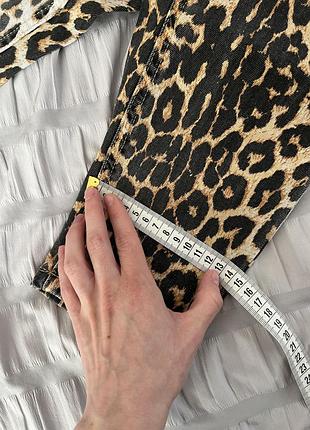 Джинси pull&bear в леопардовий принт