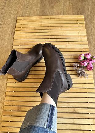 Челси сапоги tamaris кожаные