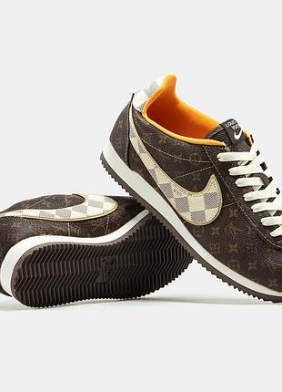 Женские кроссовки nike cortez x louis vuitton 36-37-38-39-41