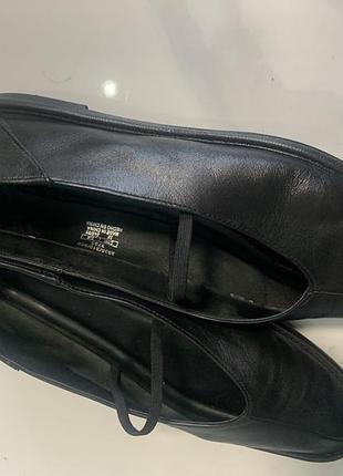 Кожаные балетки zara9 фото