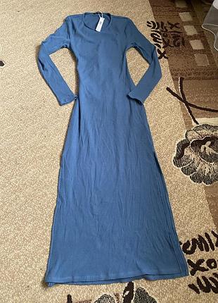 Платье в рубчик 4