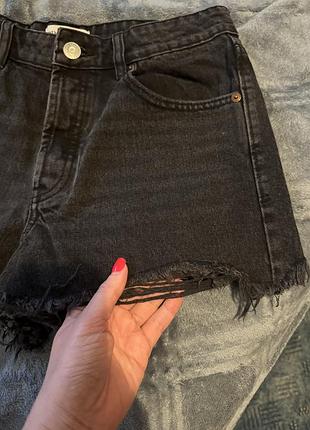 Джинсовые шорты zara (eur 38)