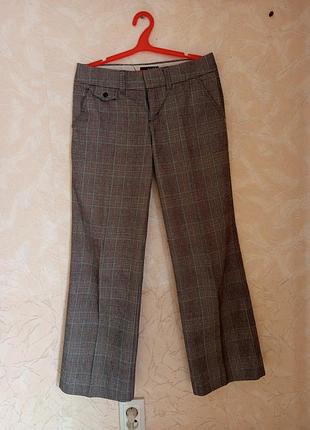 Штани котонові в клітинку