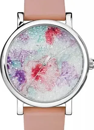 Женские часы timex с кристаллами swarovski, 38 мм tw2r84300