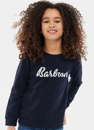 Детский свитшот barbour otterburn crew оригинал