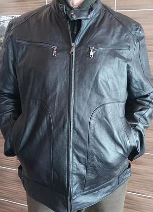 Шкіряна куртка xl
