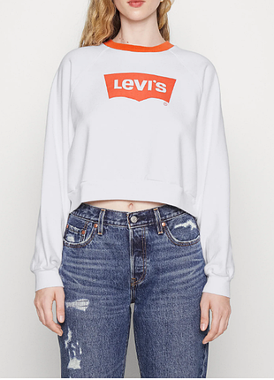 Кофта levi's vintage raglan crew, оригинал, размер xs и s