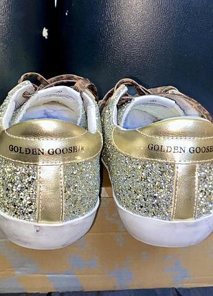 Кеди золоті golden goose жіночі, 42 розмір3 фото