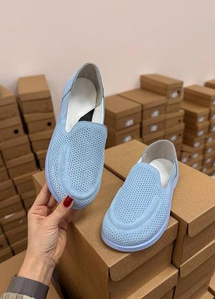 Лоферы с перфорацией barefoot