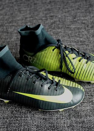 Копачки з шкарпеткою nike mercurial victory vi df fg cr7 оригінал