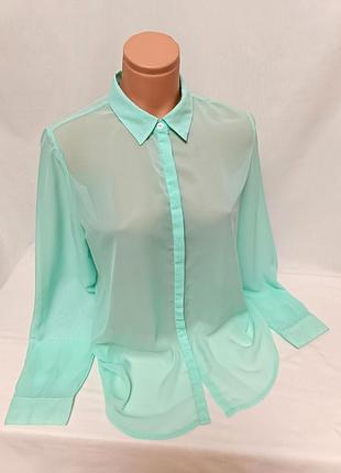 Блуза жіноча бірюзова l/40/12/48