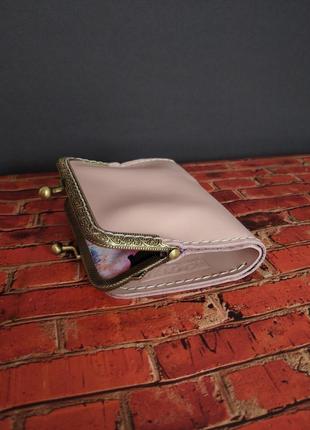 Стильний вінтажний шкіряний гаманець2 фото