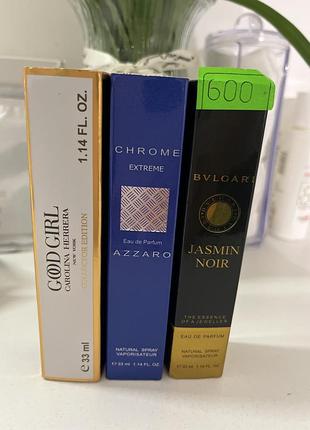 Парфуми 33 мл франція 🇫🇷 тестер azzaro , goob girl, bvlgari