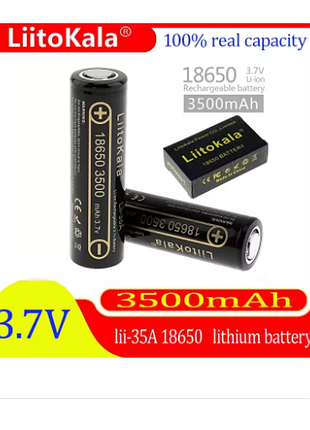Liitokala lii-35a 18650 3500 mah літієва акумуляторна батарея.