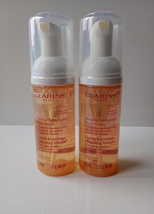 Clarins gentle мусс для умывания 50 мл.
