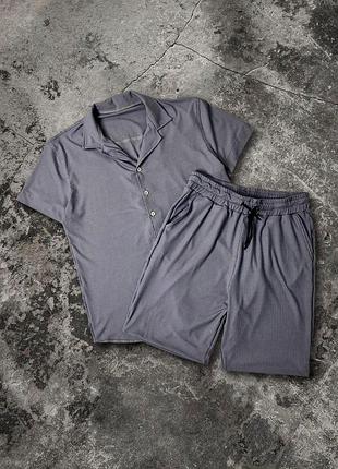 Комплект мужской футболка и шорты
