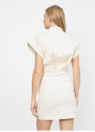 Молочное платье zara 4
