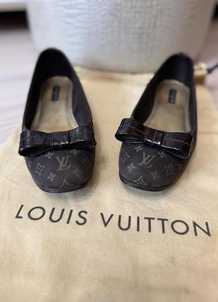 Балетки louis vuitton mini lin оригинал