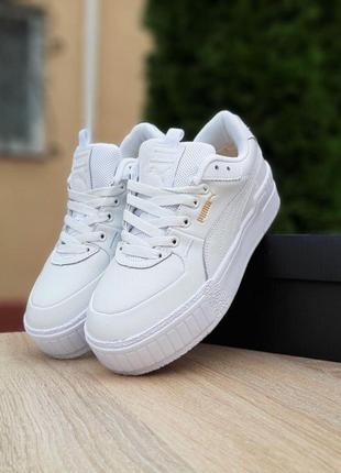 Зимние кроссовки женские puma cali sport mix