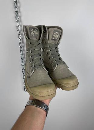 Женские кеды кроссовки palladium canvas khaki2 фото