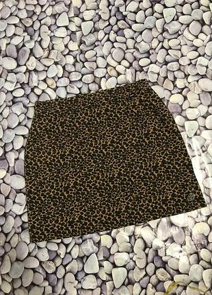 Юбка # леопардовая мини юбка