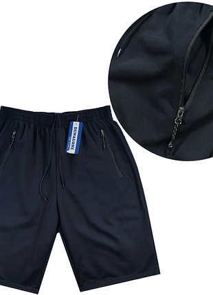 Шорты трикотажные темно-синие для мужчин 46
