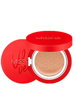 Тональный кушон с матовым финишем missha velvet finish cushion spf50+ pa+++