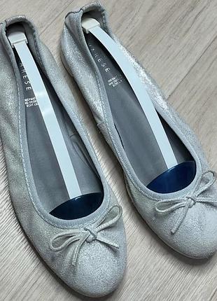 Замшевые балетки varese