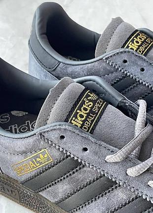 Adidas spezial grey black brown 8