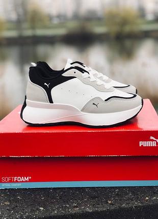 Женские кроссовки Toddler puma/пума/весенние белые кроссовки4 фото