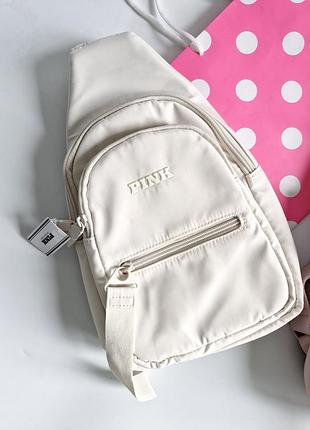 Рюкзак victoria's secret pink бананка victoria's secret pink сумка victoria’s secret