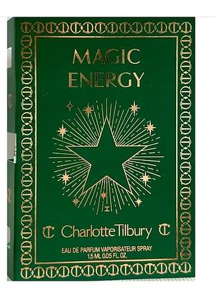 Пробник парфюма charlotte tilbury magic energy парфюм унисекс 1.5ml