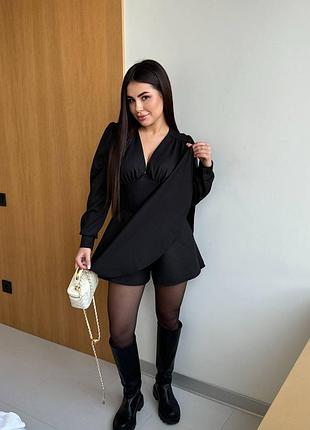 Платье - комбинезон с имитацией корсета2 фото