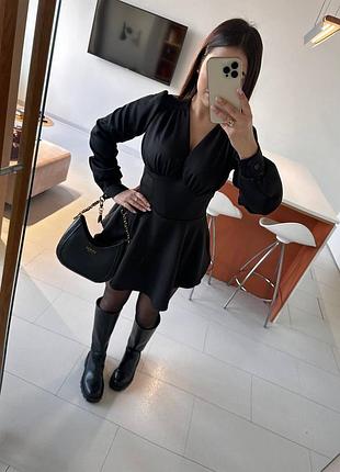 Платье - комбинезон с имитацией корсета4 фото