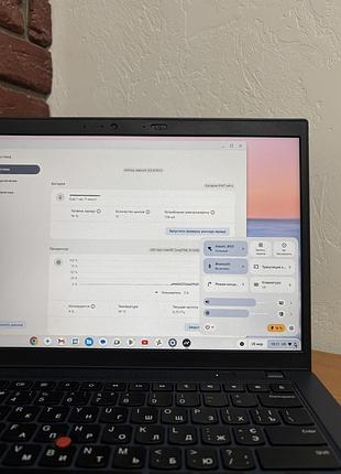 Lenovo thinkpad chromebook i5-1245u ips 8 ram 256 ssd2 фото
