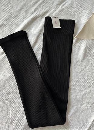 Лосины в рубчик размер л