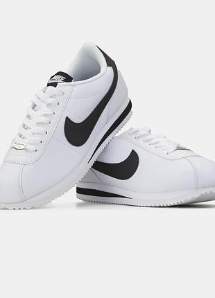 Кросівки nike cortez white black