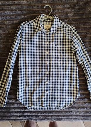 Рубашка в клетку свободного кроя