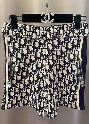 Шорты женские диор состав шерсть и хлопок, новые