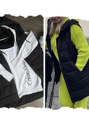 Безрукавка жилет р. l/xl reserved женский удлиненный