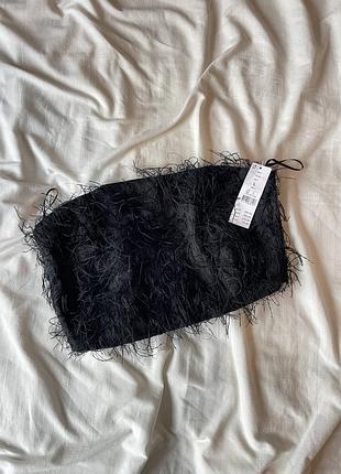 Топ вечерний пушистый