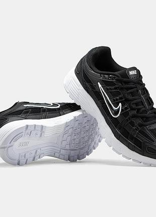 Мужские кроссовки nike p-6000 black white 40-41-42-43-44-45