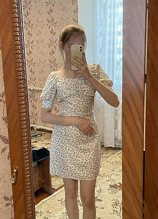 Платье мини в корейском стиле 5