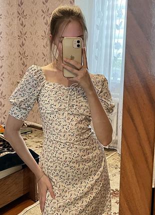 Платье мини в корейском стиле 3