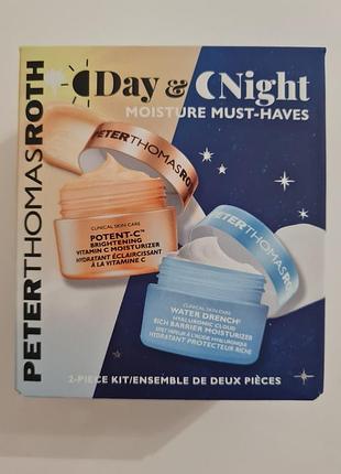 Набор venzen salicylic крем water drench hyaluronic cloud rich и крем brightening vitamin c moisturizer