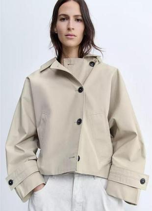 Короткий тренч zara