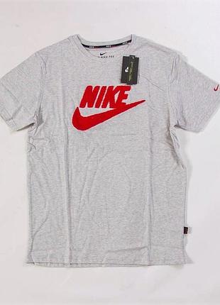 Футболка nike серая s м l xl