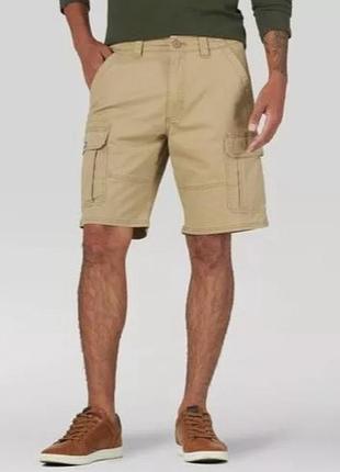 Wrangler relaxed fit stretch фирменные шорты (46) рип-стоп. батал